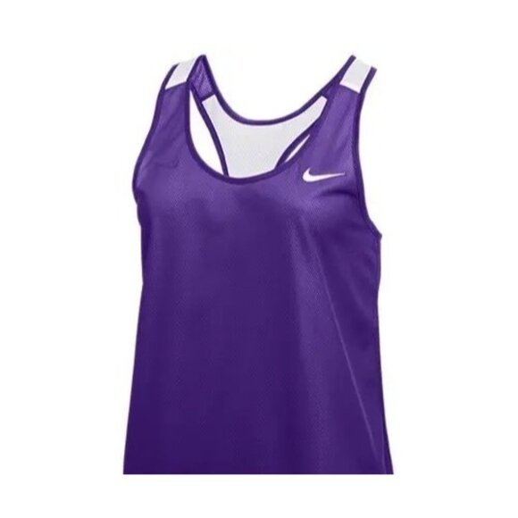 Nike Racerback Tank Top Purple & White - New! Women's Small - Picture 1 of 6